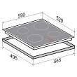 Варочная поверхность Zigmund & Shtain CI 30.6 W индукционная - превью 2