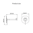Косметическое зеркало Java S-M114H черное - превью 1