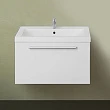 Мебель для ванной 1MarKa Соната 58П с 1 ящиком, белый глянец - превью 2