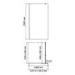 Душевая перегородка WasserKRAFT Rossel 28W46 профиль хром - превью 1
