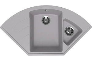 Мойка кухонная Ulgran Quartz Marta 1000-04 100х55 см, платина