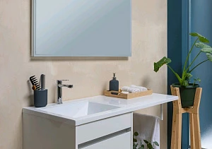 Тумба с раковиной Aquanet Токио 110 R напольная (1 ящик, б/к)