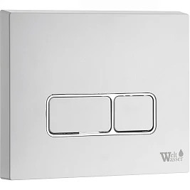 Кнопка смыва WeltWasser WW Marberg 410 SE GL-WT белая глянцевая