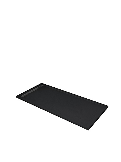 Поддон для душа WeltWasser WW TRS 14090 STONE-BL 140х90 черный с сифоном
