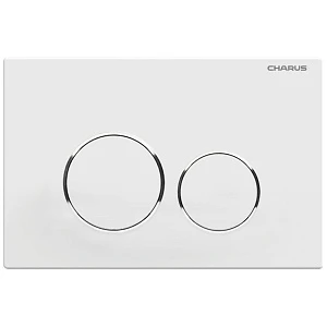 Кнопка смыва Charus Spazio FP.330.12.01 белый матовый