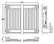 Радиатор стальной Kermi FKO 100430 тип 10 - превью 2