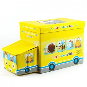 Коробка для игрушек Blonder Home Lets Take a Trip Yellow CAR/64, желтая