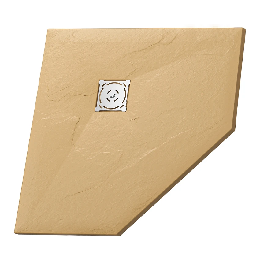Поддон для душа RGW Stone Tray ST/T-De 90х90 трапеция, песчаный