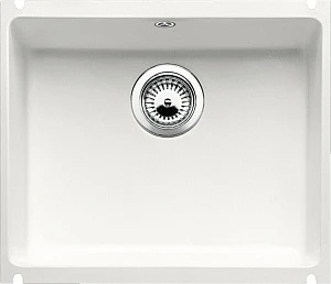Мойка кухонная Blanco Subline 500-U Ceramic PuraPlus глянцевый белый