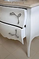 Мебель для ванной La Beaute Classic Holly белый глянец, фурнитура хром - превью 2