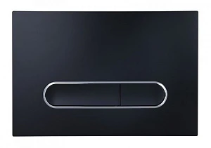 Кнопка смыва Esbano OVL-17MB черная матовая