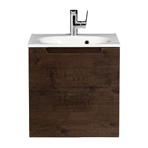 Тумба с раковиной Belbagno Etna 50 R подвесная, 1 дверца, Rovere Moro