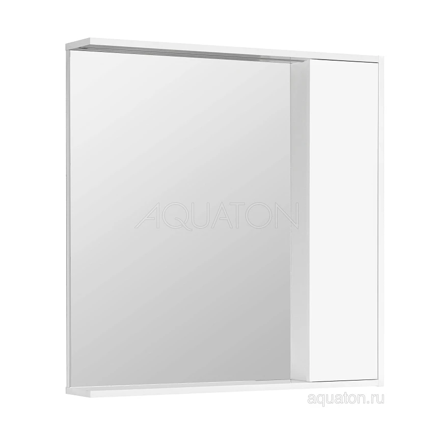 Зеркало-шкаф Aquaton Стоун 80 белый