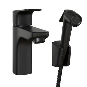 Смеситель Paini Viva Style P4YO205/574 для раковины с гигиеническим душем черный
