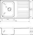 Мойка кухонная Omoikiri Sagami 79 IN - превью 1