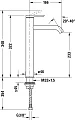 Смеситель Duravit C.1 C11040002010 для раковины, хром - превью 1