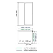 Душевой уголок WasserKRAFT Aula 11P14 110х80х190 стекло прозрачное, профиль хром - превью 1