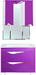 Мебель для ванной Bellezza Эйфория 105 фиолетовая