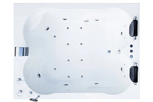 Акриловая ванна Royal Bath HARDON DE LUXE 200x150x75 с гидромассажем
