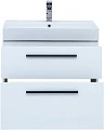Тумба для комплекта Aquanet Nova 70 (Slim Synergy) белый (2 ящика) - превью 2
