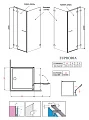 Душевой уголок Radaway Euphoria KDJ 90 L - превью 2