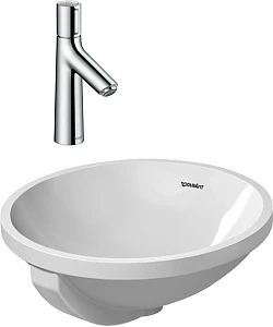 Комплект  Смеситель Hansgrohe Talis Select S 72042000 для раковины + Рукомойник Duravit Architec 046
