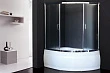 Шторка на ванну Royal Bath Alpine RB170ALP-C-CH 170 см, матовое стекло - превью 1