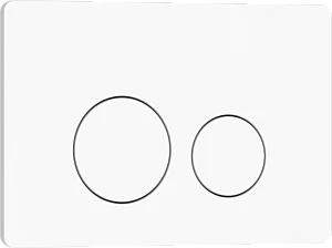 Кнопка смыва Iberica Blanca INOX-O IB.B081.001.000 белая