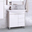 Тумба для комплекта Aquaton Рико 80 белая, ясень фабрик - превью 1