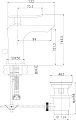 Смеситель Lemark Contest LM5806CW для раковины - превью 2