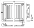 Радиатор стальной Kermi FKV 100907 тип 10 - превью 2