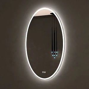 Зеркало Art&Max Palermo AM-Pal-600-900-DS-F-H с подсветкой и подогревом
