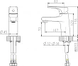 Смеситель Bravat Vega F1119177CP для раковины - превью 1