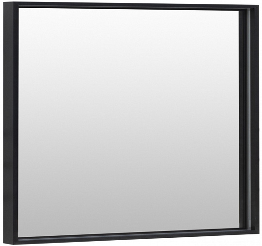 Зеркало De Aqua Алюминиум 90 с LED подсветкой, черный