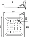 Поддон для душа BLB CF90 90 см - превью 2