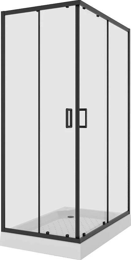 Душевой уголок Niagara Nova NG-6811-08 BLACK 120x90x190 прямоугольный, черный