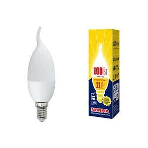 Лампа светодиодная Volpe Norma C LED-CW37-11W/WW/E14/FR/NR
