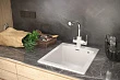 Мойка кухонная Paulmark KANTE 50 PM105152-WH 51х52см, белый - превью 2