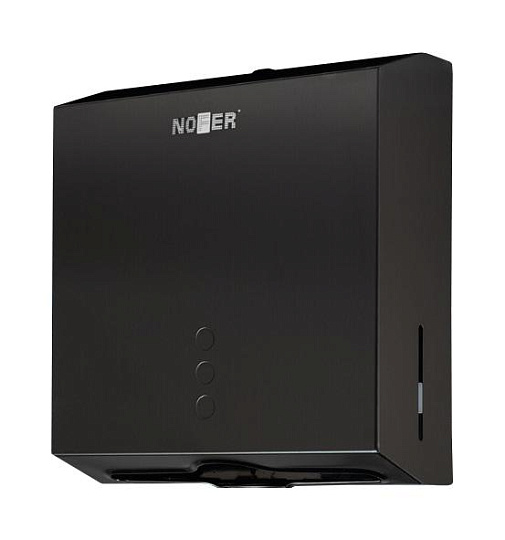 Диспенсер бумажных полотенец Nofer Inox 04006.N черный