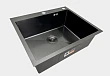 Мойка кухонная Hoffger 6045 Black черная - превью 2