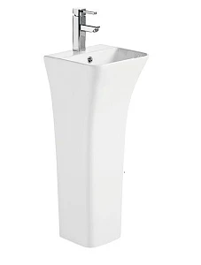 Раковина WeltWasser WW LEERBACH 3434 GL-WT напольная 34x34x83,5 см