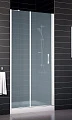 Душевая дверь в нишу Vegas Glass EP-F-1 0105 01 10 R профиль белый, стекло сатин - превью 1