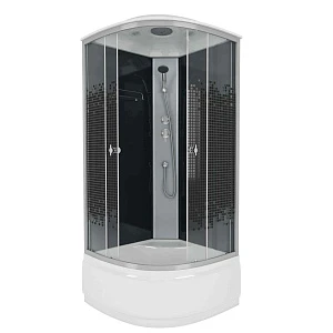 Душевая кабина Niagara NG-7508-14 90х90х215 высокий поддон, стекло мозаика