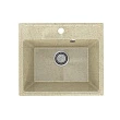 Мойка кухонная Practik PR-M 490-002 49 см, слоновая кость - превью 1