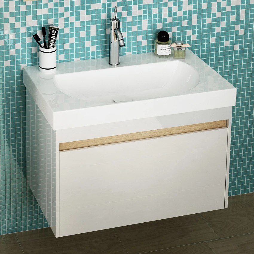 Тумба с раковиной Kerama Marazzi Buongiorno 80 белая