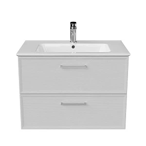 Тумба с раковиной Kerama Marazzi Piano Classic 75 подвесная, ясень белый матовый
