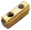 Коллектор Tiemme 1&quot; х 1/2&quot;, латунный, 2 выхода 1970011 - превью 1