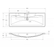 Мебельная раковина BelBagno 120 BB1200/455-LV-ART-ALR-NERO черный матовый - превью 2