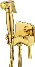 Гигиенический душ Lemark Solo LM7165G со смесителем, золото