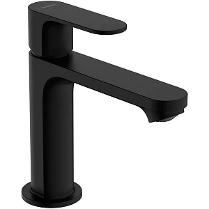 Смеситель для раковины Hansgrohe Rebris S 240 CoolStart 72519670, со сливным гарнитуром, черный матовый